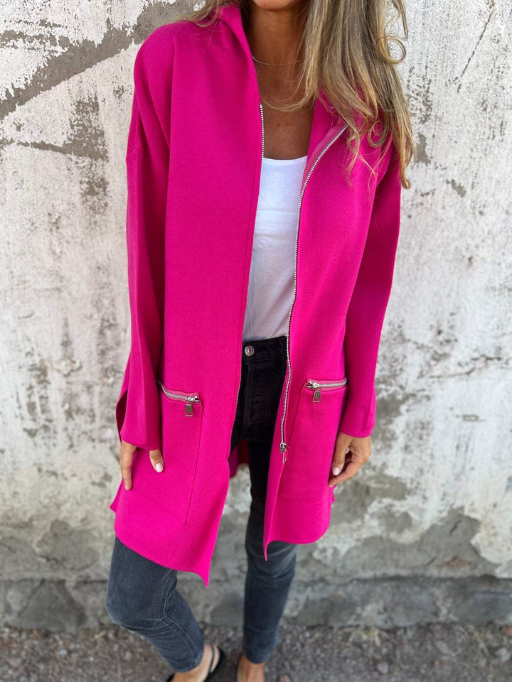 Julia - Gilet zippé à manches longues
