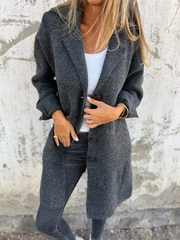 Carole - Manteau casual droit