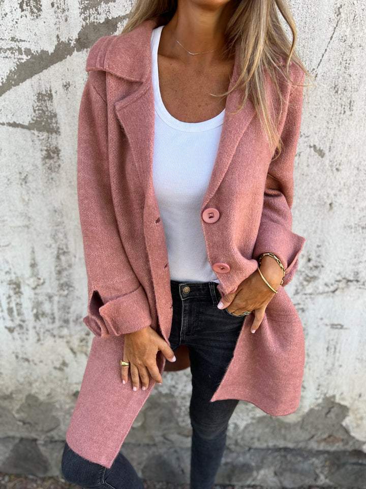 Carole - Manteau casual droit