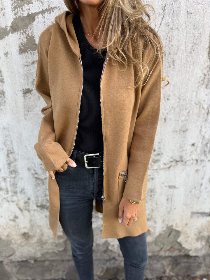 Julia - Gilet zippé à manches longues