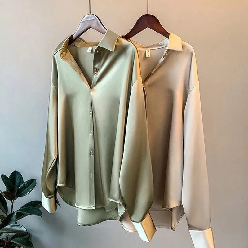 Margot - Chemisier en satin
