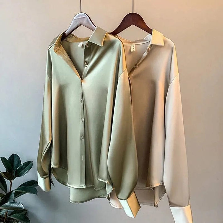 Margot - Chemisier en satin