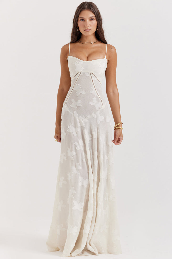 Paulette - Robe longue corset