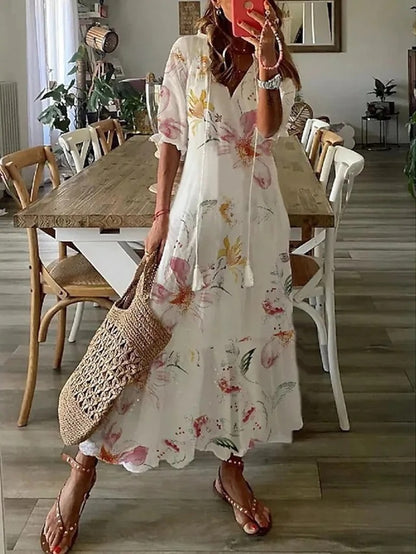 Colette - Robe bohème élégante